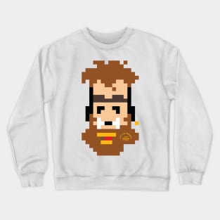 Pixelated Caveman Crewneck Sweatshirt